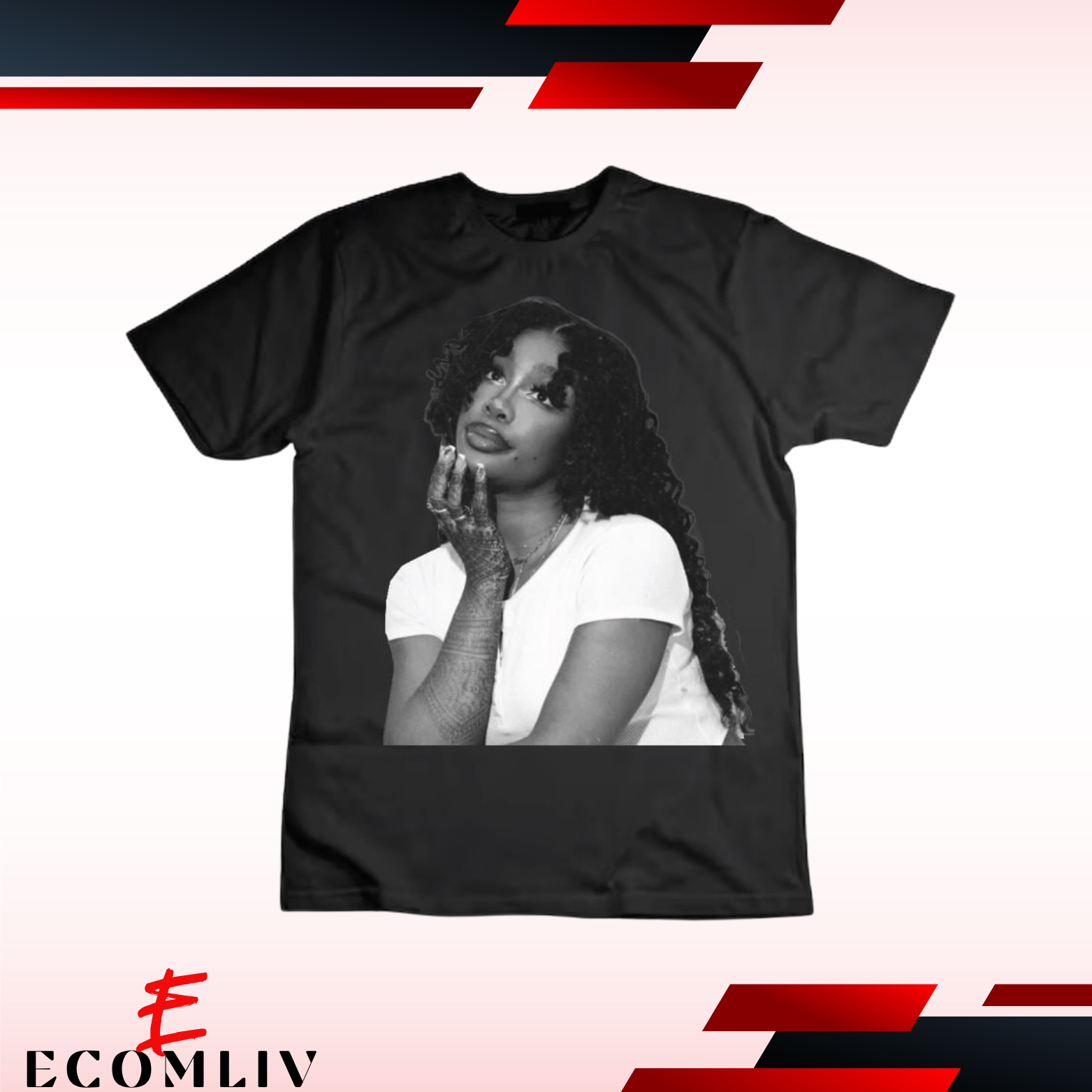 Sza Graphic T-Shirt, Music Lover Graphic Tee, Streetwear Style